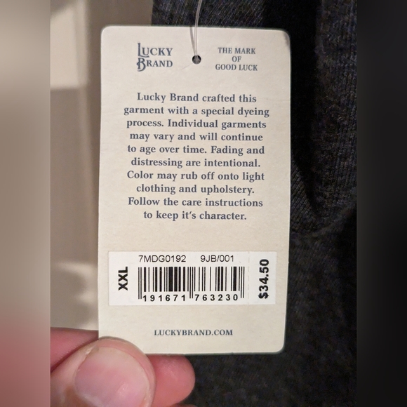 Lucky Brand American Flag NWT XXL - Picture 3 of 3